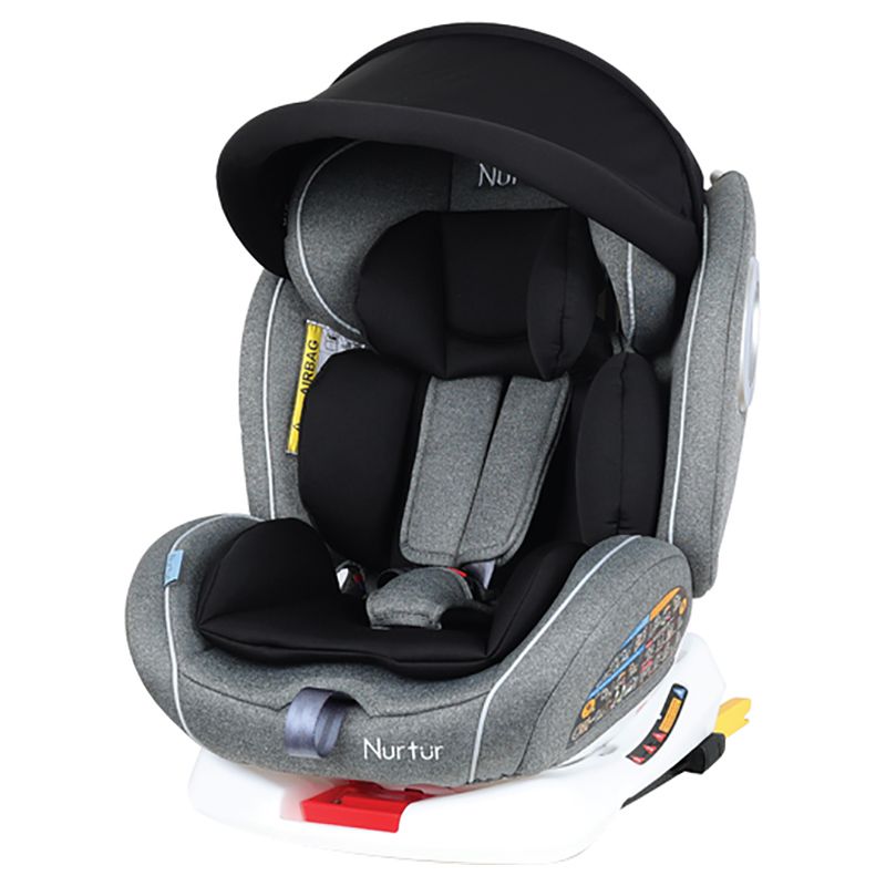 Nurtur - 4-in-1 Ultra Car Seat - Grey/Black