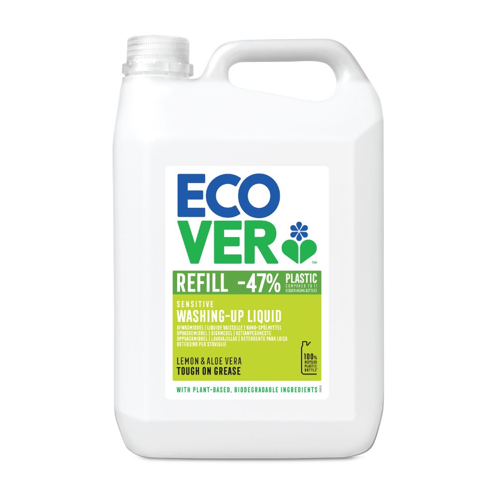 Ecover - Washing Up Liquid Refill Lemon & Aloe Vera 5L