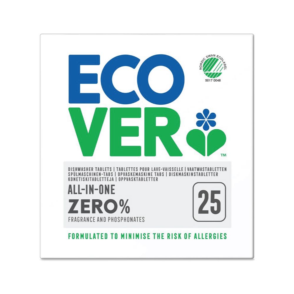 Ecover - All-in-1 Zero 25 Tablets 0.5kg