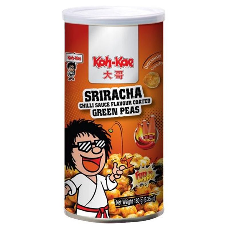 Koh-Kae - Sriracha Sauce Flavoured Coated Green Peas 180g