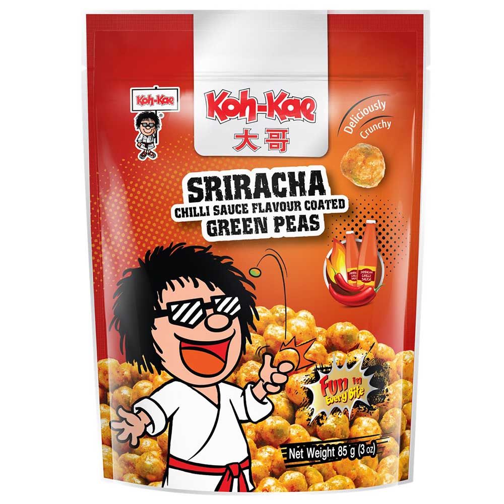 Koh-Kae - Sriracha Sauce Flavoured Coated Green Peas 85g