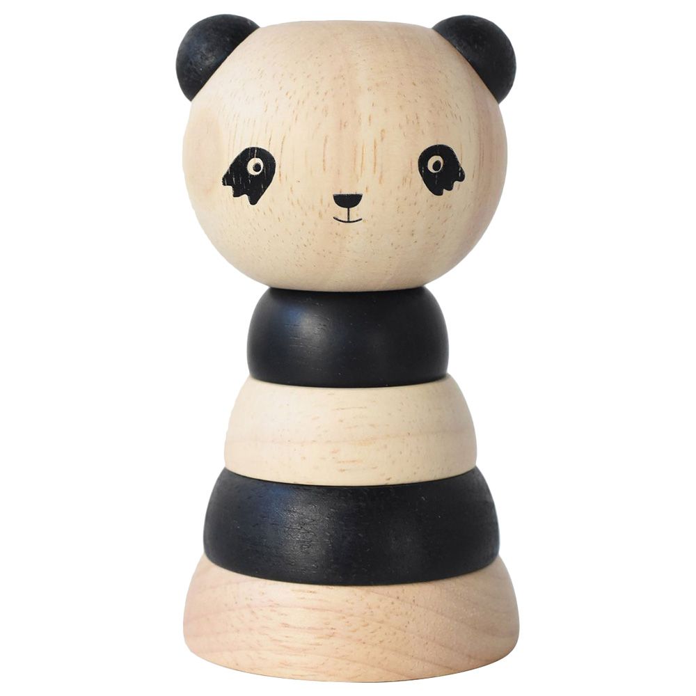 Wee Gallery - Wood Stacker Toy - Panda