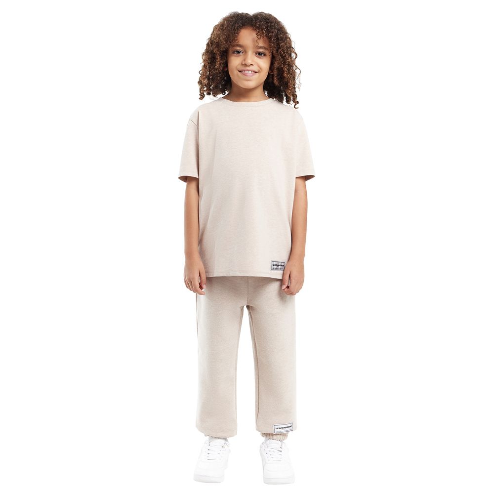 The Giving Movement - Kids Regular Fit T-Shirt - Dark Oatmeal