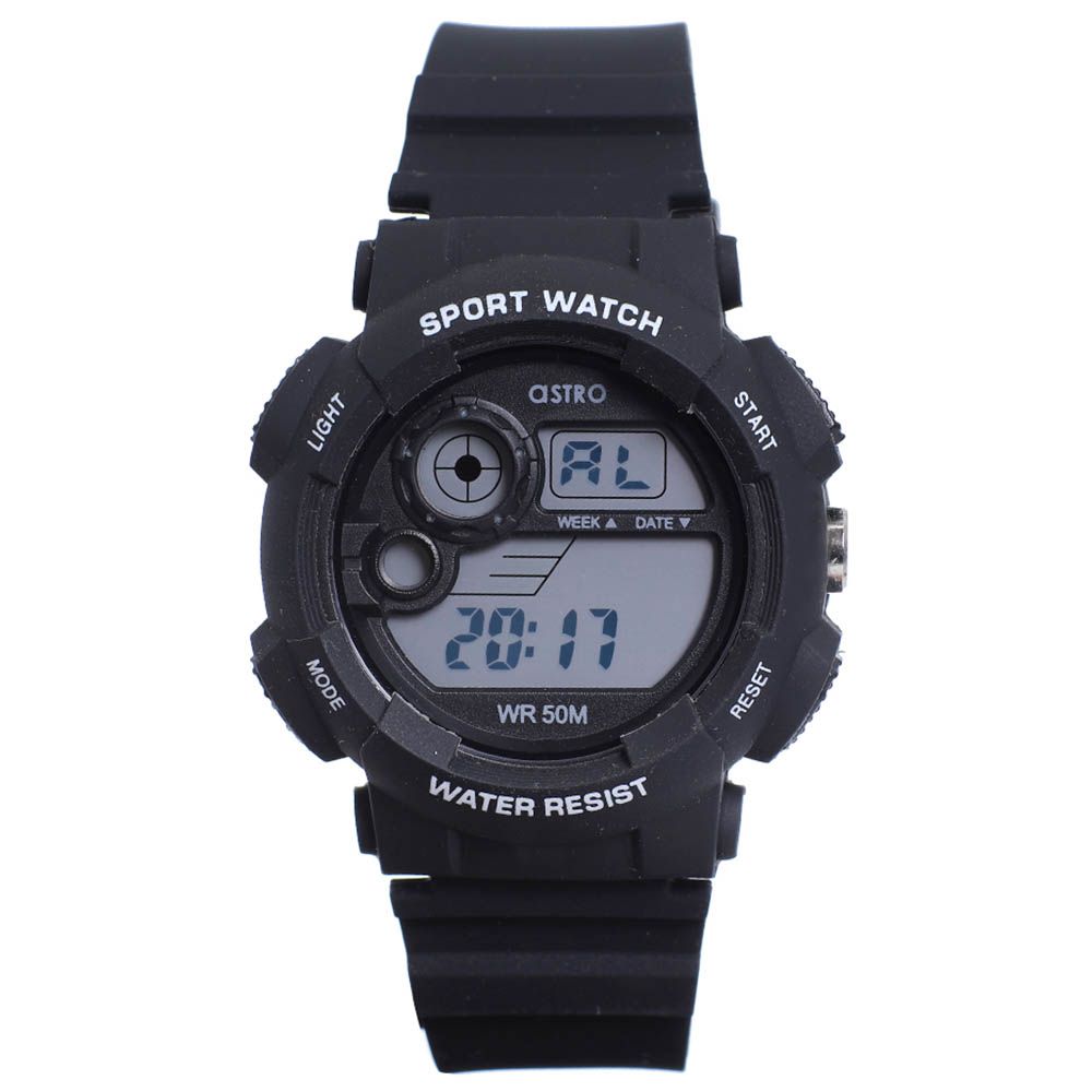 Astro Kids Digital Grey Dial Watch 42mm Black