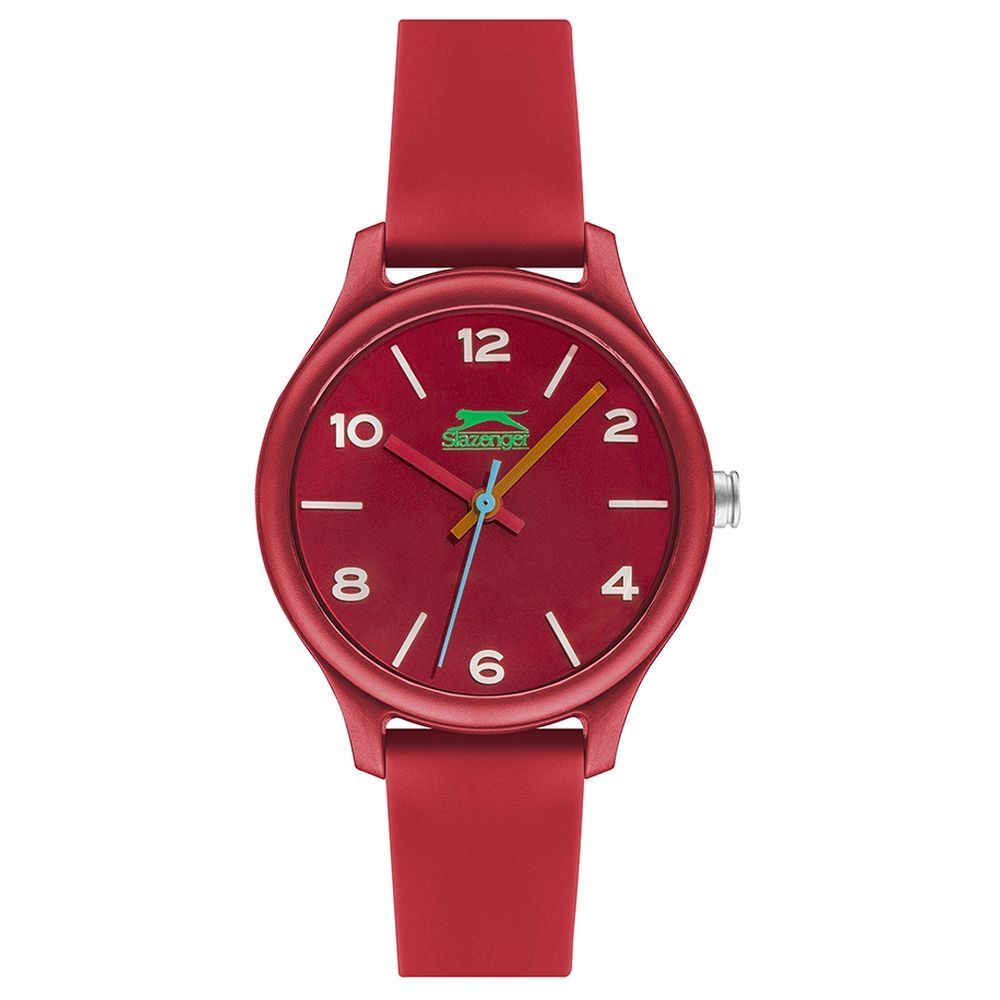 Slazenger - Tiger 3H Silicone Strap Analog Dial 32mm - Red