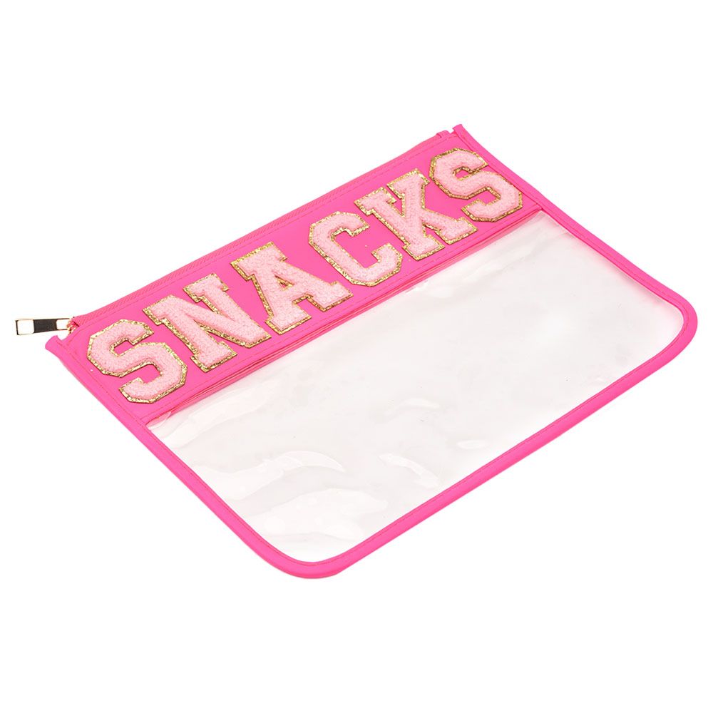 The Happy Tribe - Snacks Travel Pouch - Neon Pink 