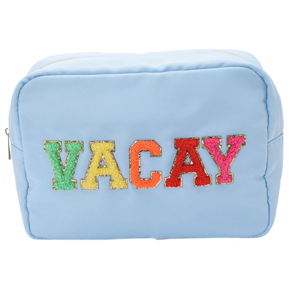 The Happy Tribe - Vacay Large Pouch - Baby Blue 