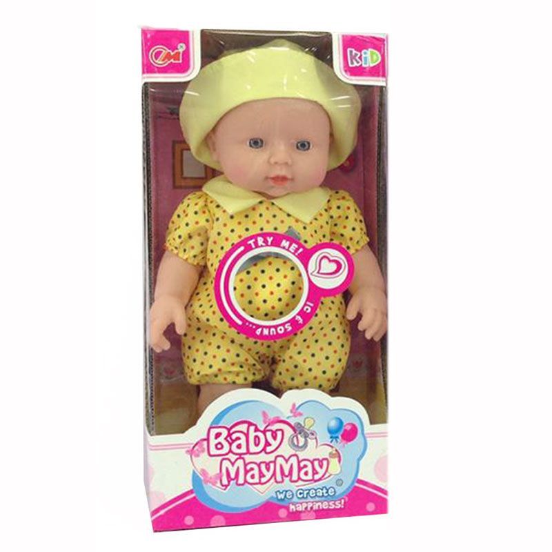 Baby MayMay - Vinyl Doll With IC & Sound - Yellow