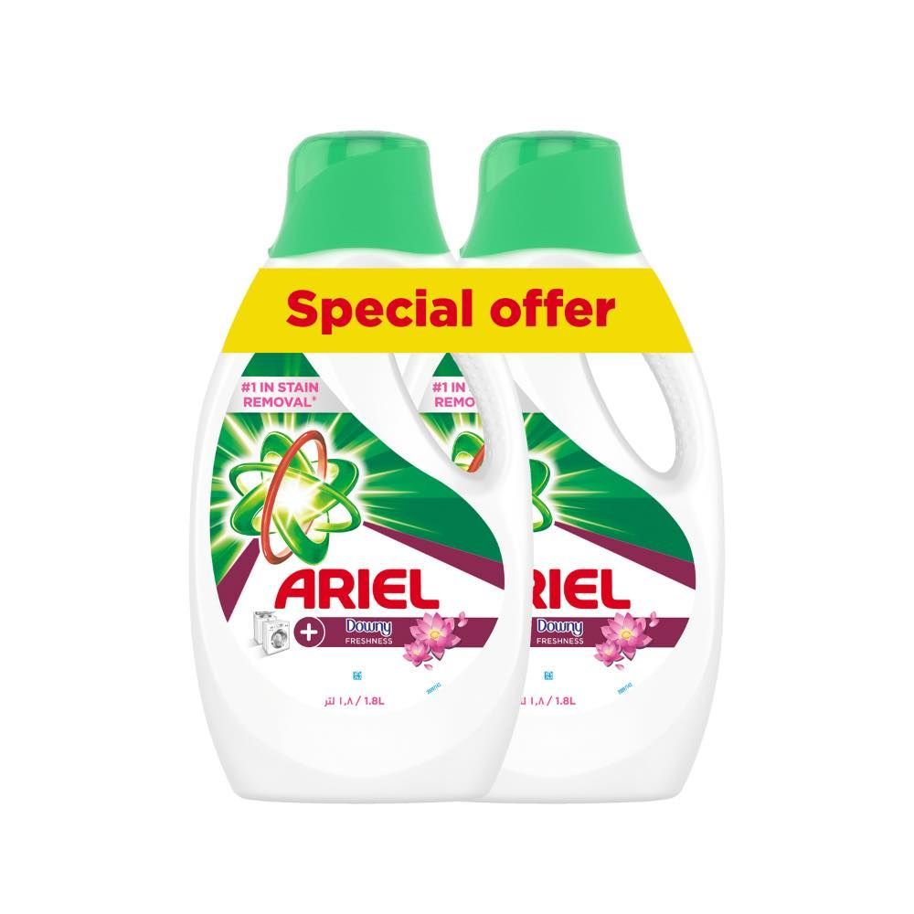 Ariel - Downy Laundry Detergent Liquid Gel - 2x 1.8L