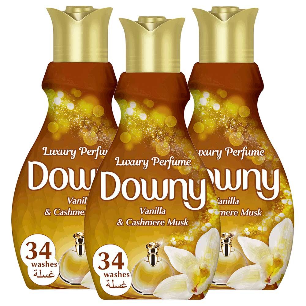 Downy - Perfume Collection, Concentrate Fabric Softener, Feel Luxurious 1.38L Pack of 3