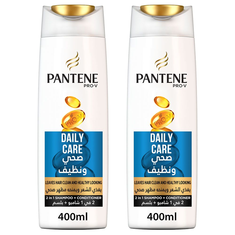 Pantene - Pro-V Daily Care 2-in-1 Shampoo Dual Pack 400ml