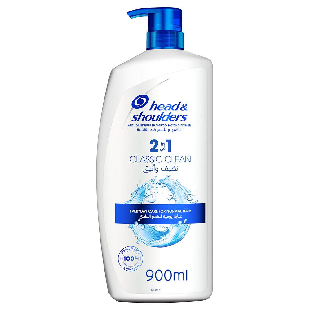 Head & Shoulders - Classic Clean 2in1 Anti-Dandruff Shampoo 900ml