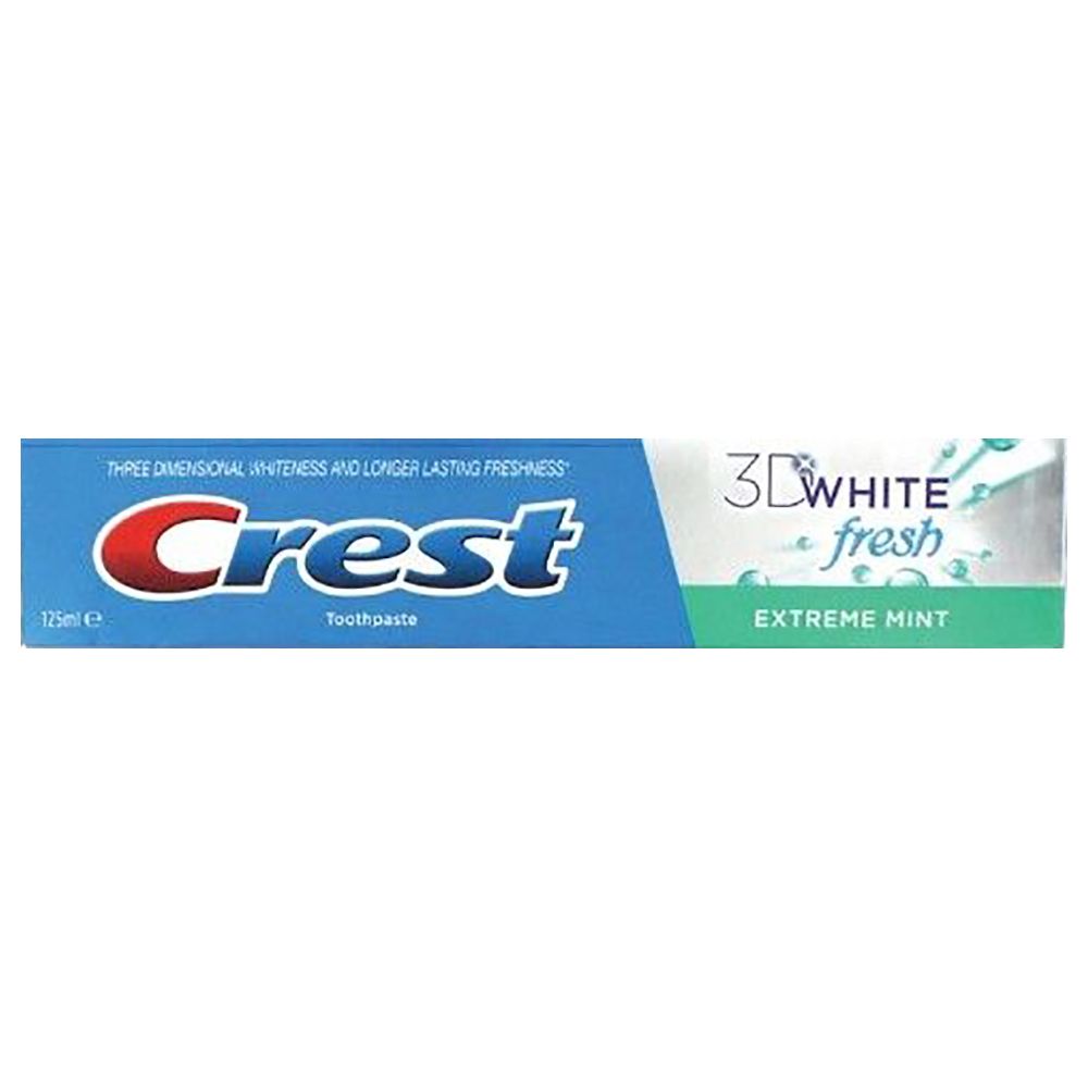 Crest - 3D White Extreme Mint Toothpaste 125ml