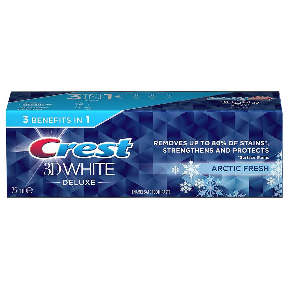 Crest - 3D White Deluxe Healthy Shine Toothpaste 75ml