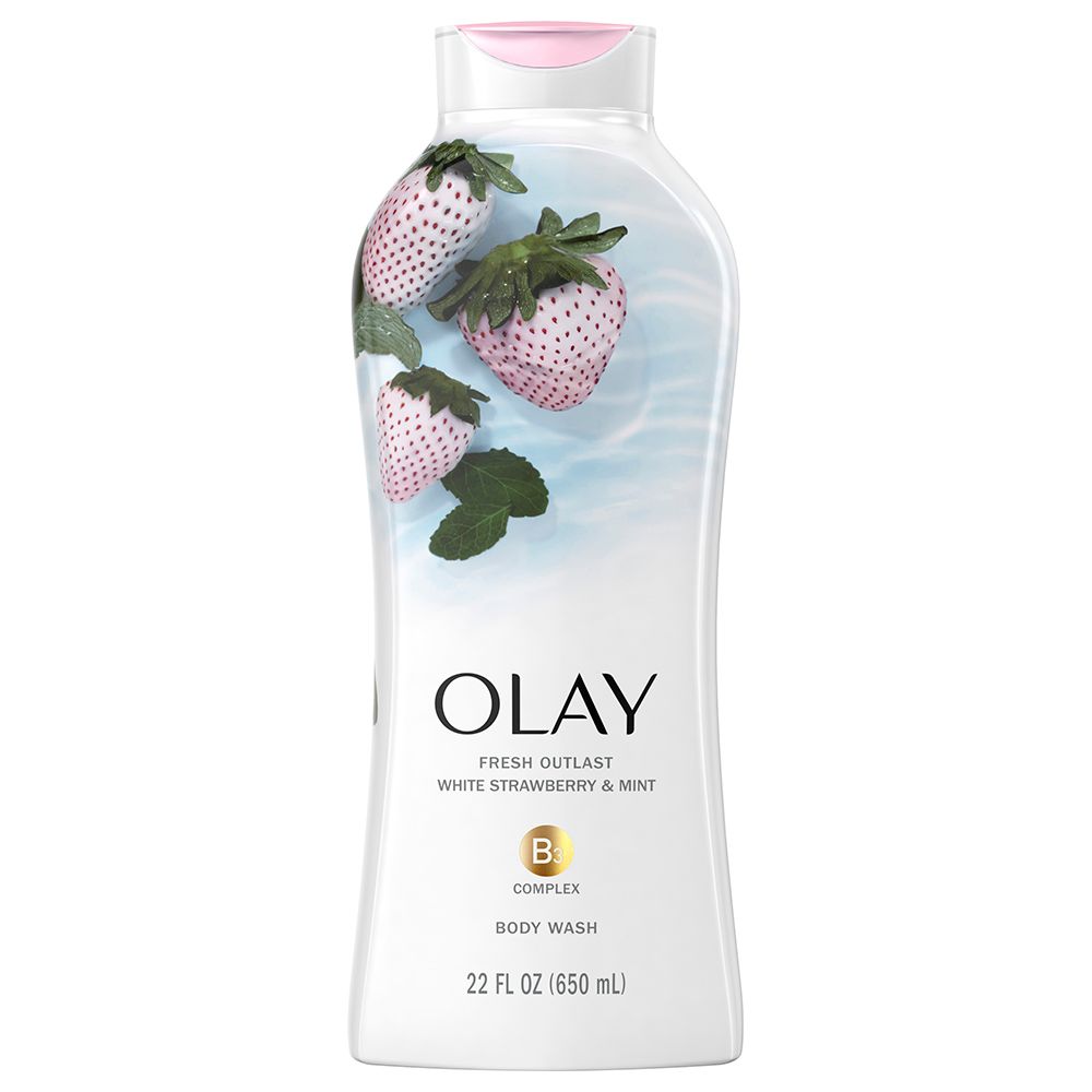 Olay - Fresh Outlast Body Wash,White Strawberry & Mint 650ml