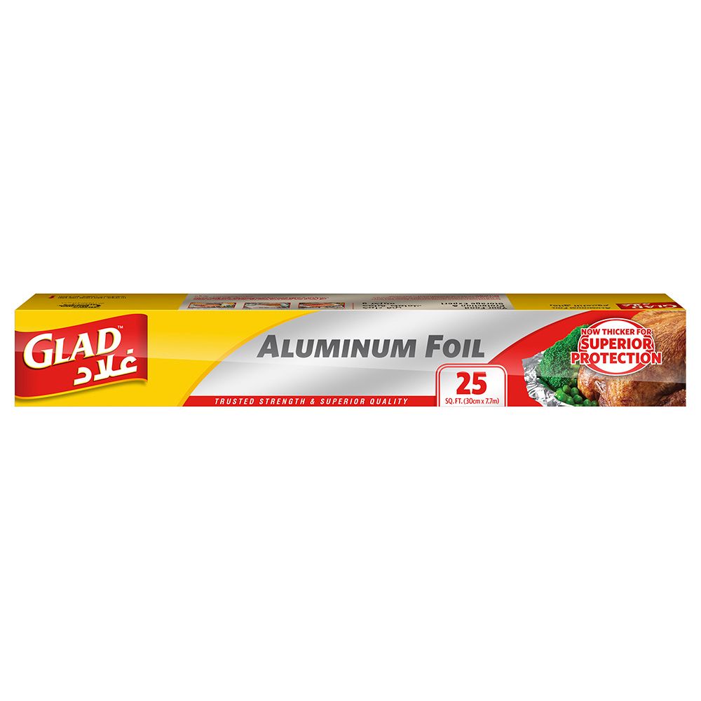 Glad - Aluminum Foil 25 sq.ft.