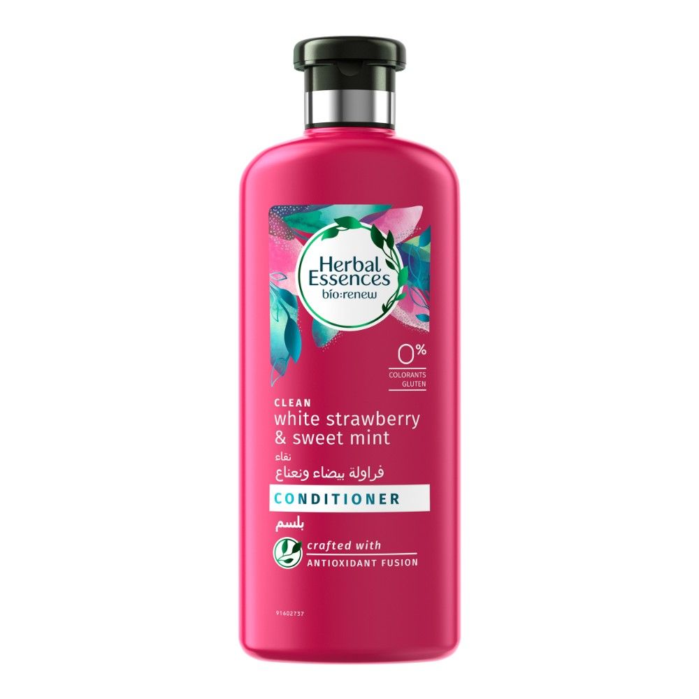 Herbal Essences - Bio:Renew Clean White Strawberry & Sweet Mint Conditioner 400ml