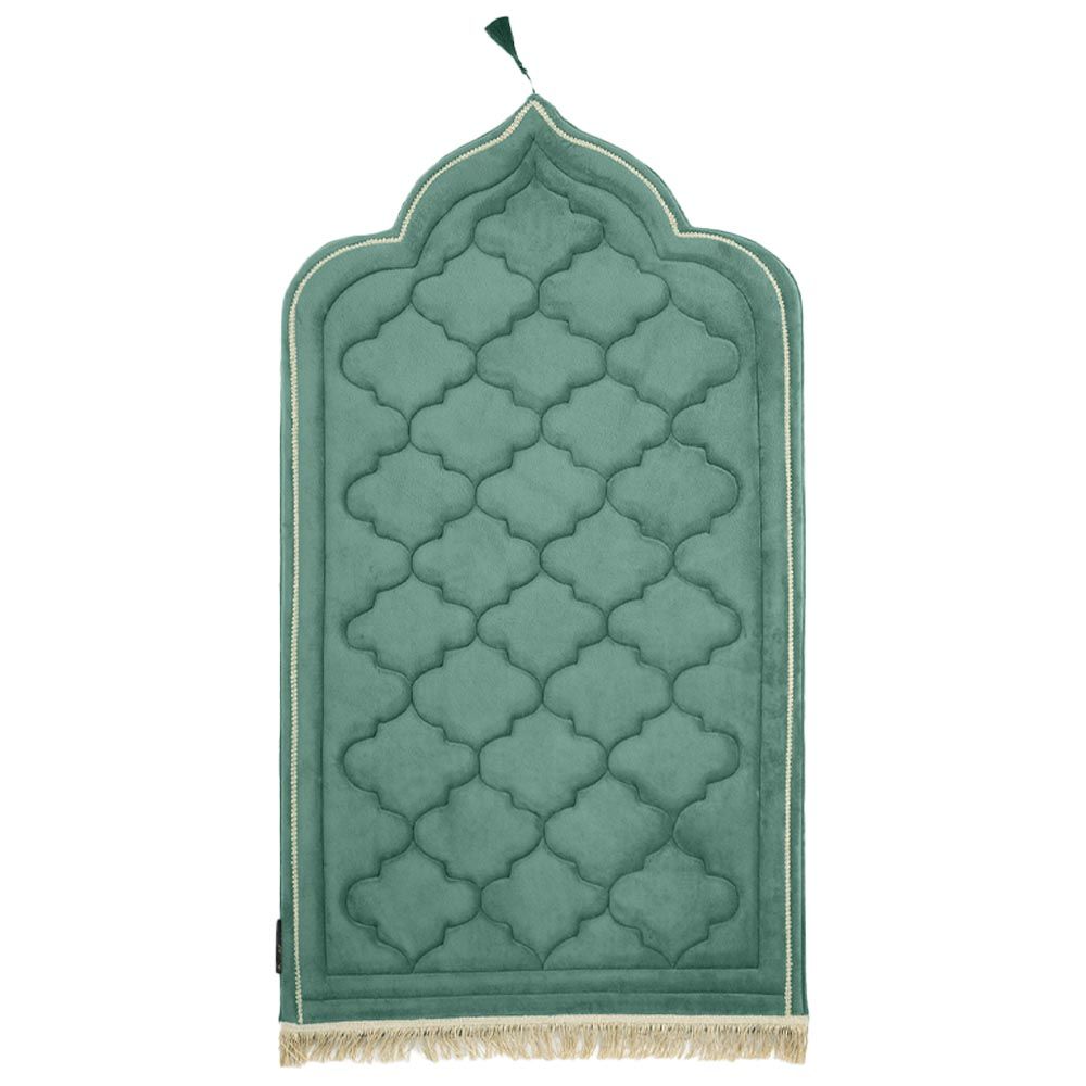 The Modest Company - Velvet Foam Prayer Mat - Emerald Green