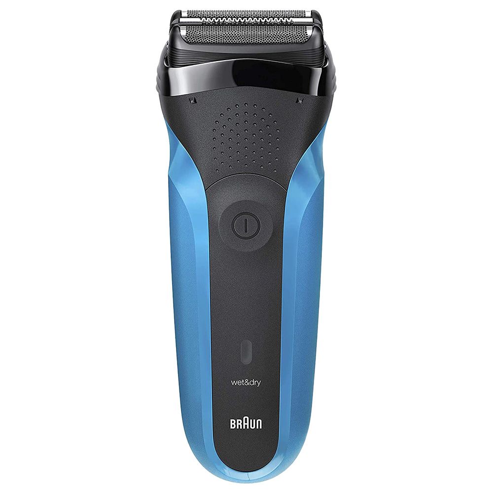 Braun - Series 3 310S Rechargeable Wet & Dry Electric Shaver - Blue