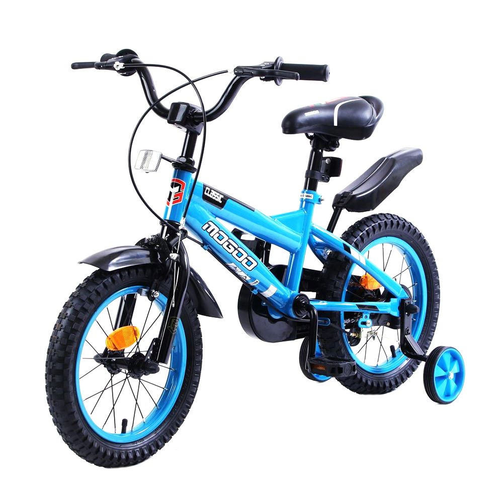 Mogoo - Classic 14 Inch Kids Bicycle - Blue