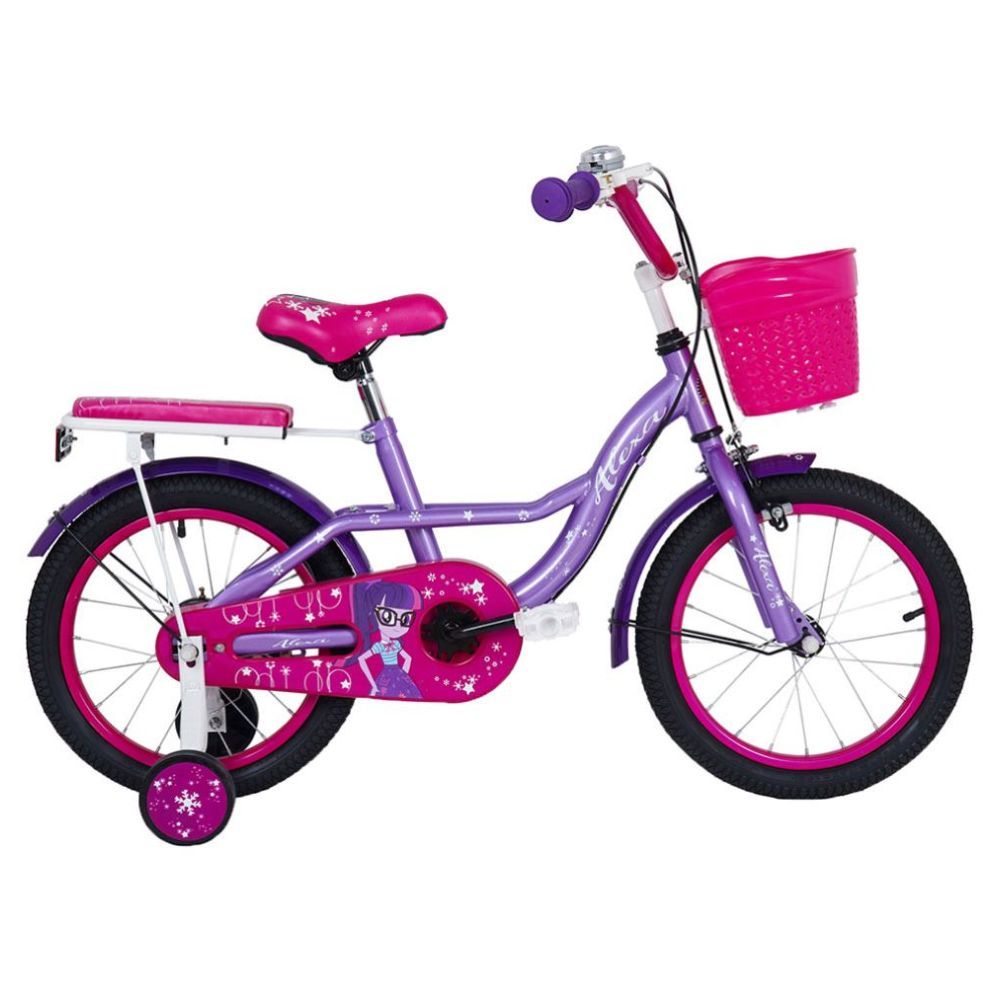 Vego - 16-inch Alexa Bicycle W/ Training Wheels - Purple