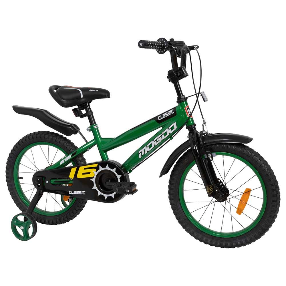 Mogoo - Classic Kids Bike - 16-inch - Green