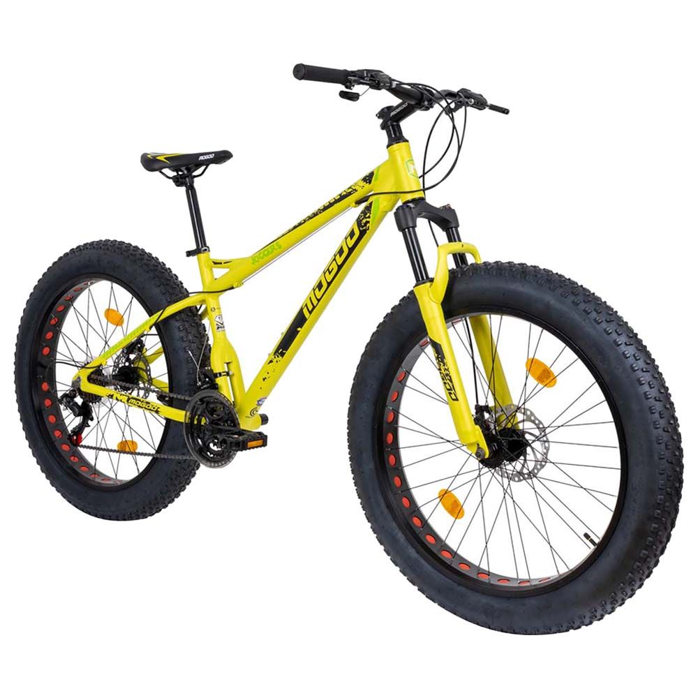 Mogoo - Joggers Fat Mountain Bicycle - 26-inch - Yellow