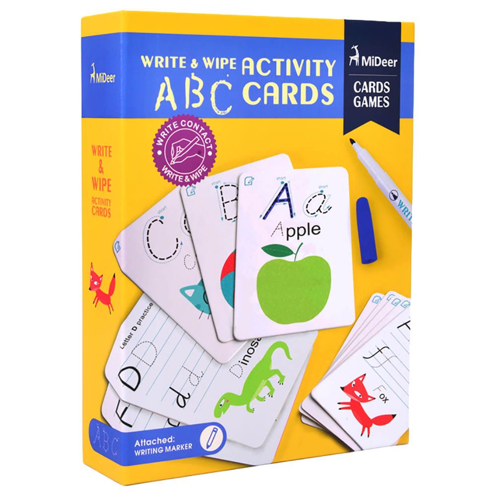 MiDeer - Write & Wipe Cards - ABC