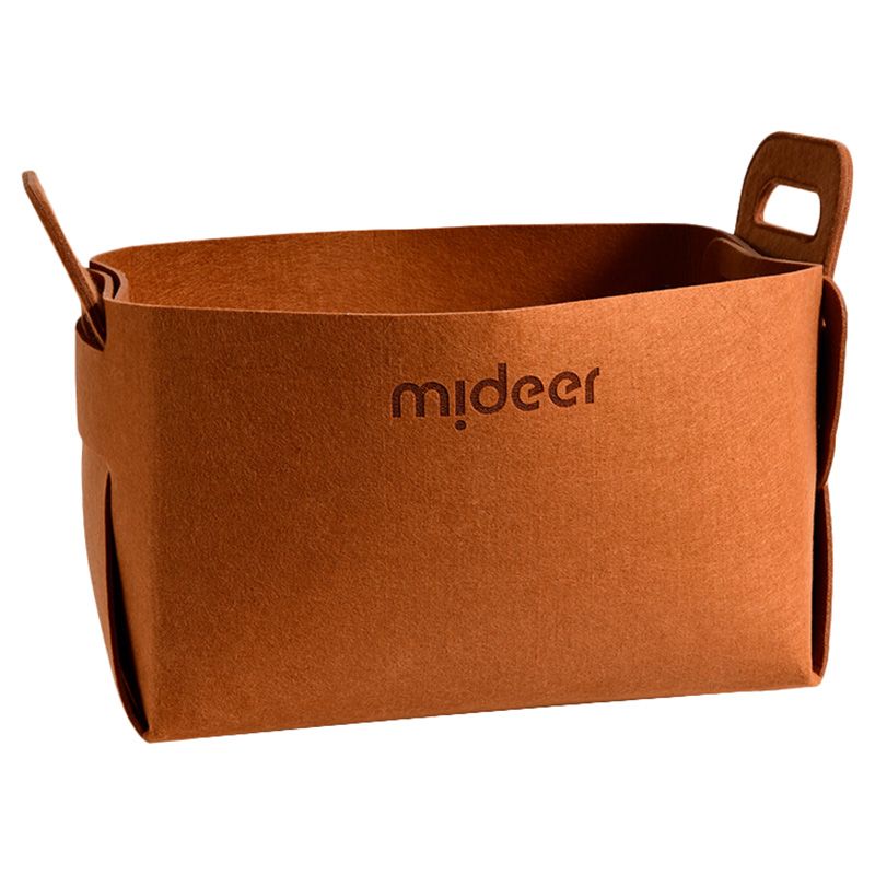 Mideer - Toys Fabric Basket - Brown