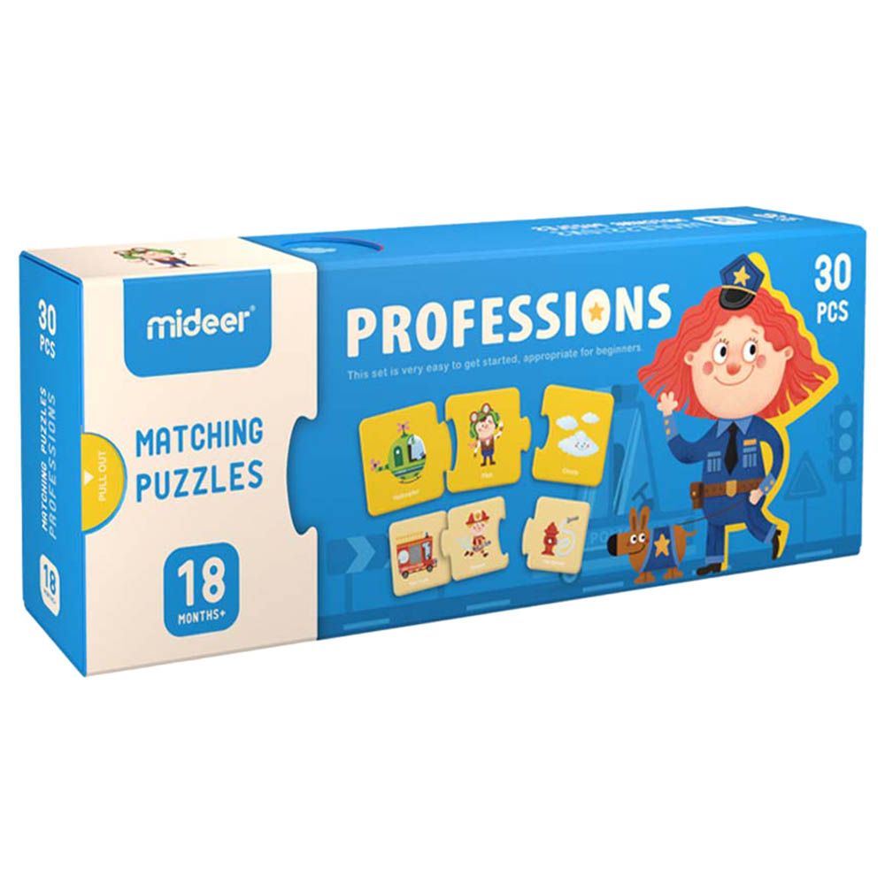 Mideer - Matching Professions Puzzle - 30pcs