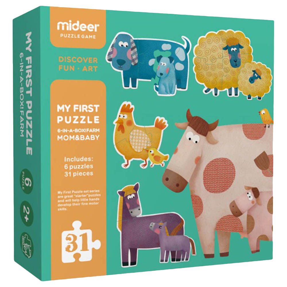 Mideer - My First Farm Animals Puzzle 31pcs