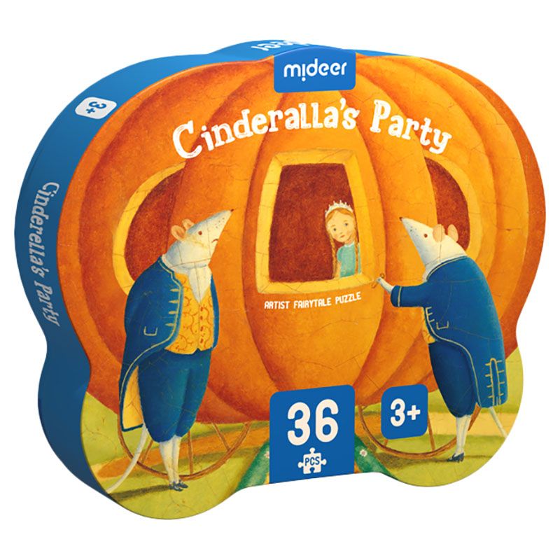 Mideer - Mini Fairy Tale Puzzle 36pcs - Cinderella's Party