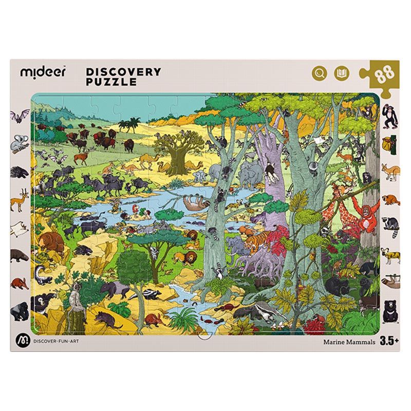 Mideer - Discovery Puzzle Marine Mammals - 88pcs