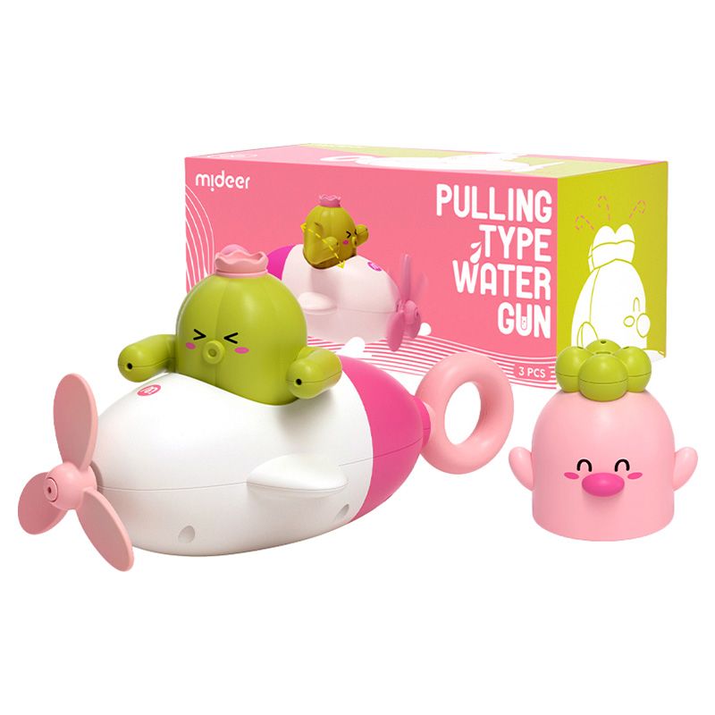 Mideer - Pull Down Water Gun Airplane - Pink