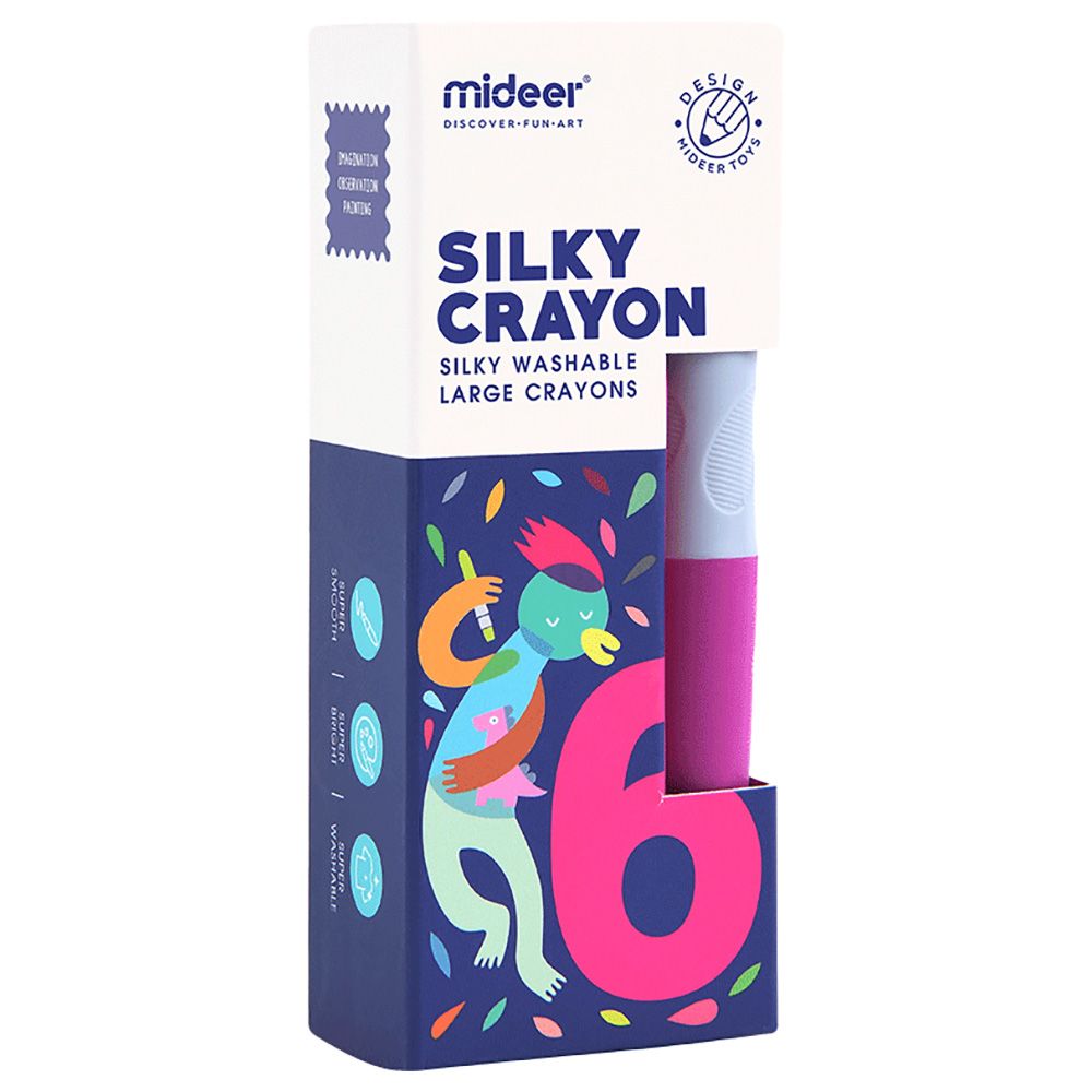 MiDeer - Washable Rotary Crayons - 6 Colours