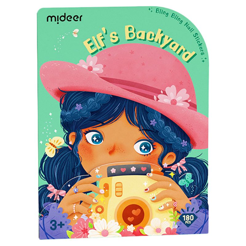 Mideer - Bling Bling Nail Stickers - Elf's Backyard - 180pcs