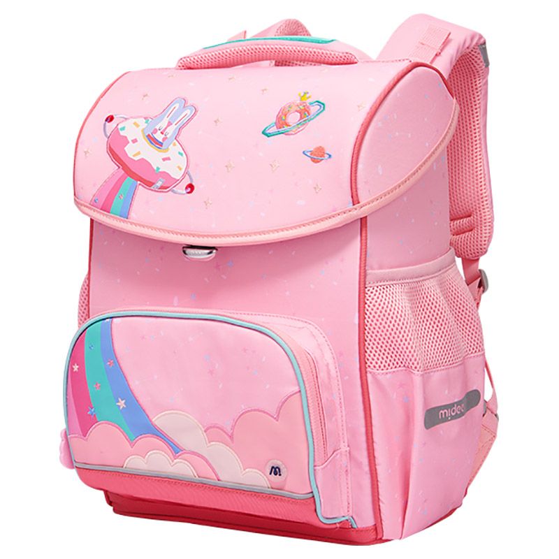 Mideer - Ergonomic Kids Backpack - 15-Inch - Pink