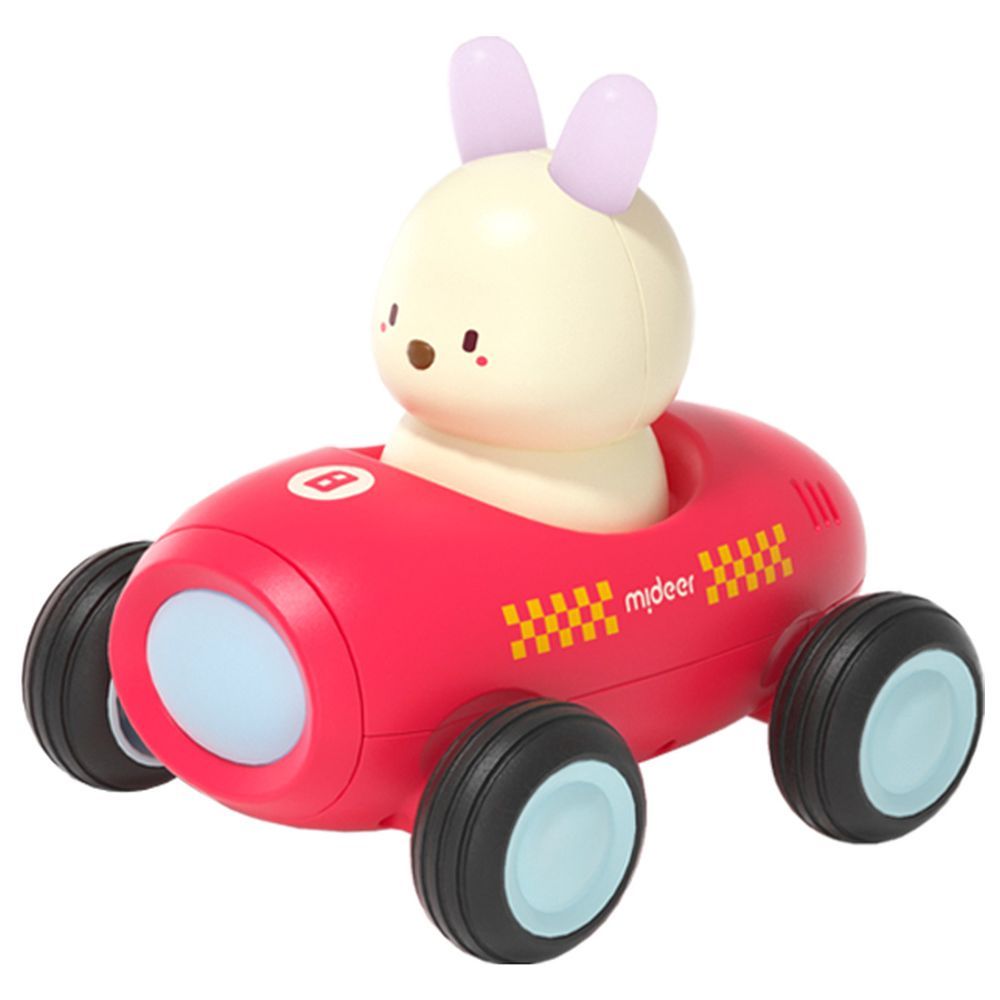 Mideer - Musical Car - Bonnie Bunny - Red