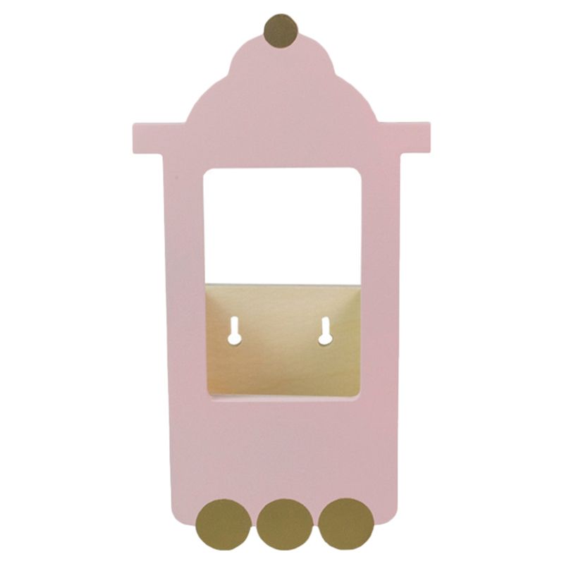 Lovely Baby - Wooden Train Shelf - Pink