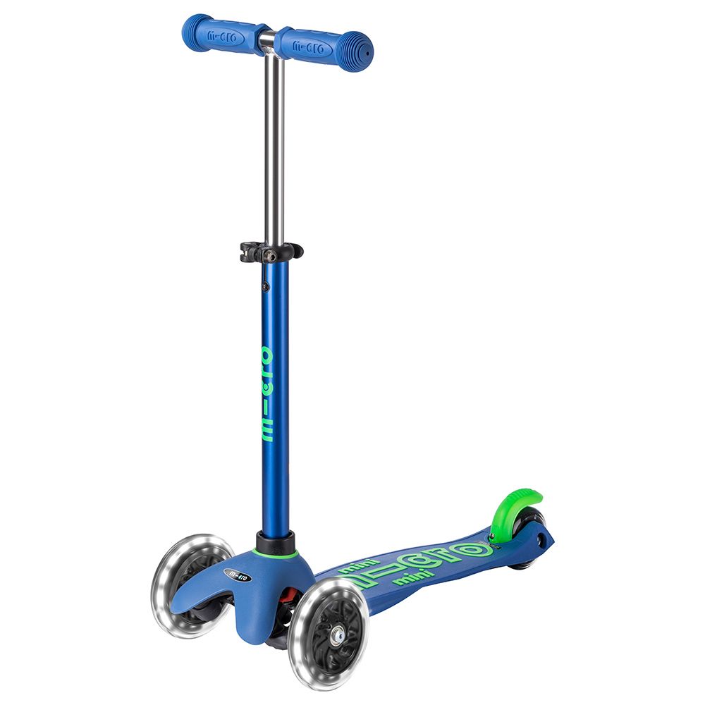 Micro - Mini Deluxe Led Crystal Scooter - Blue