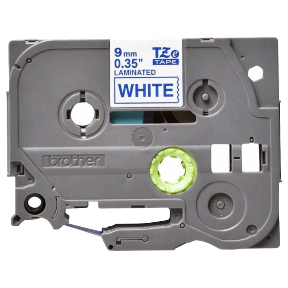 Brother - Blue On White Laminated Label Tape TZE-223 - 9 mm