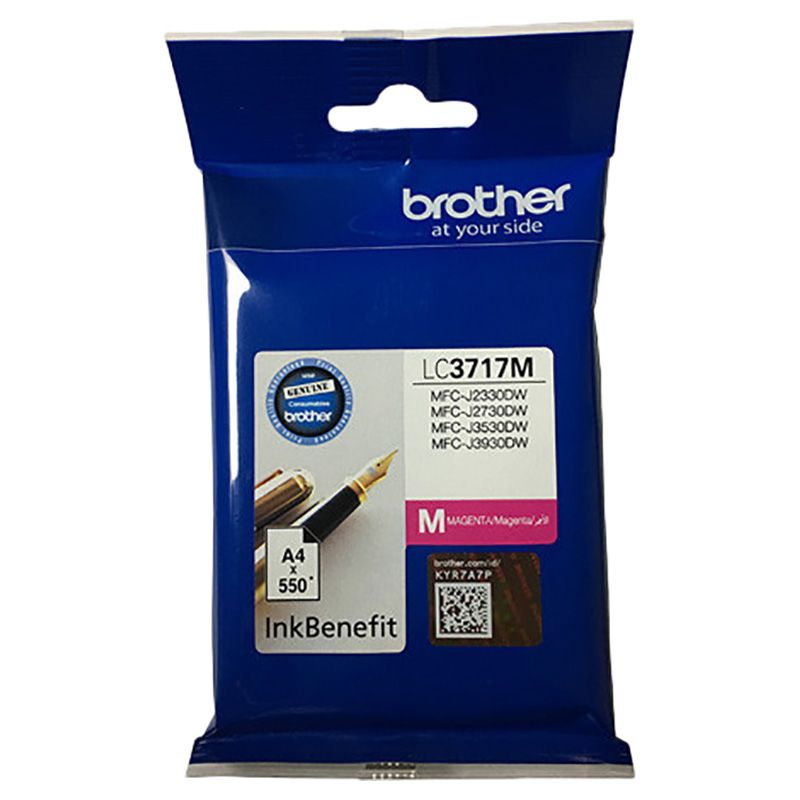 Brother - LC3717M Magenta Printer Ink 