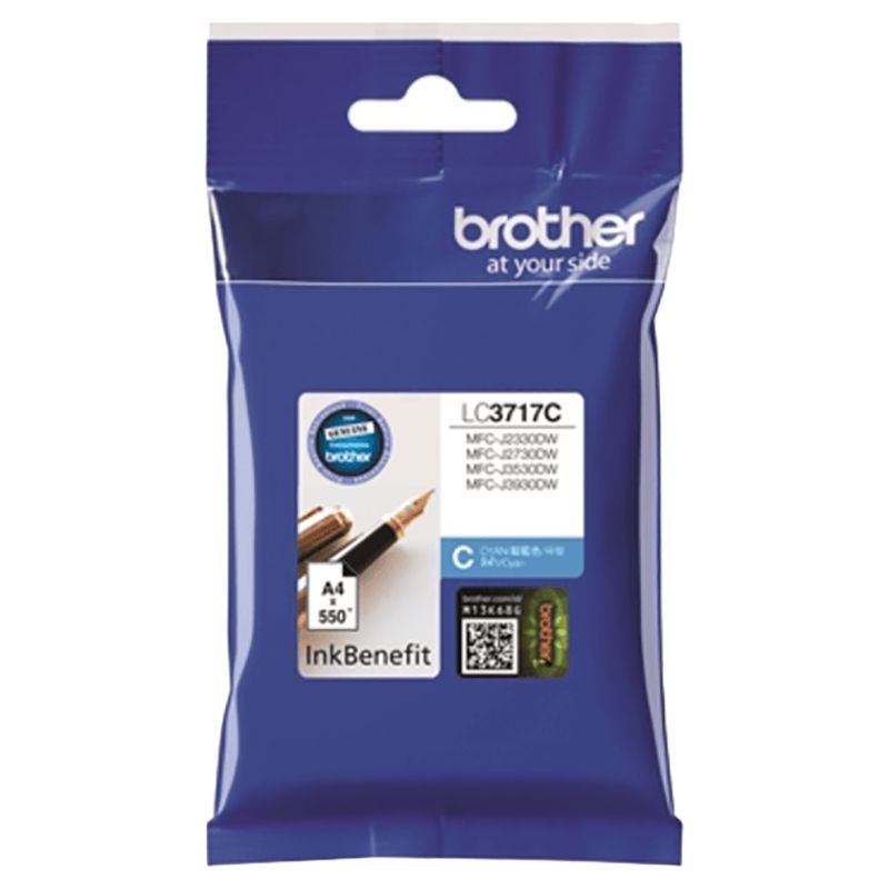 Brother - LC3717C Cyan Printer Ink 