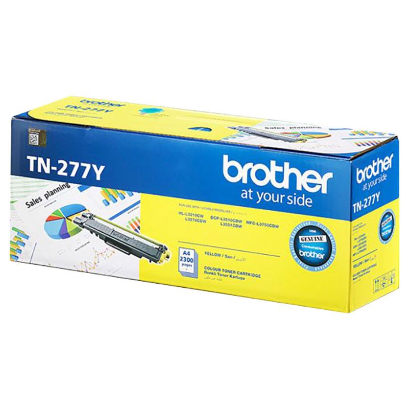 Brother - TN-277Y Yellow Toner Cartridge 