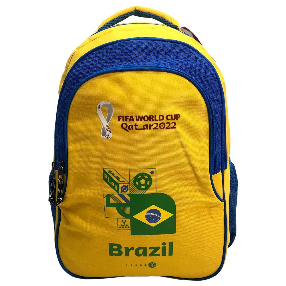 Fifa - 2022 Country Double Backpack 18" - Brazil