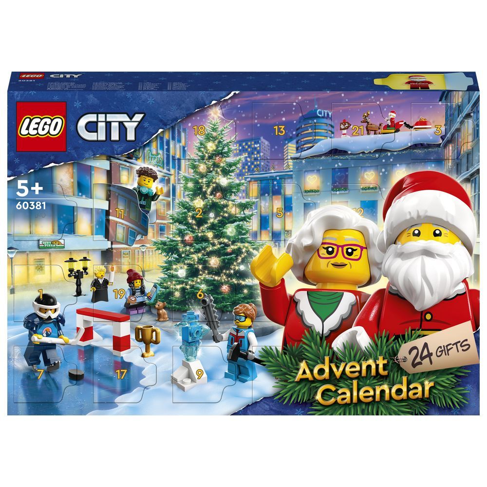 Lego - City Advent Calendar With 24 Gifts - 60381