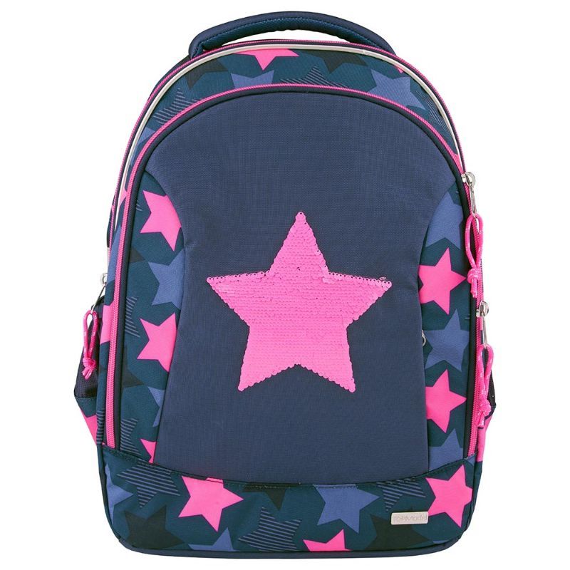 Topmodel - School Backpack Star Sequins - Blue