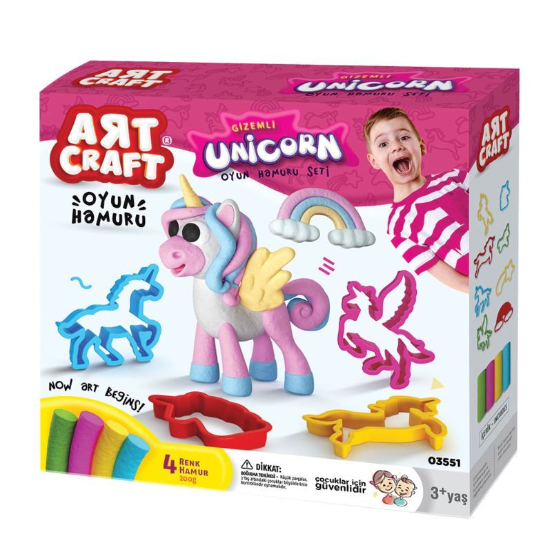 Dede - Art Craft Unicorn Dough Set 200 Gr