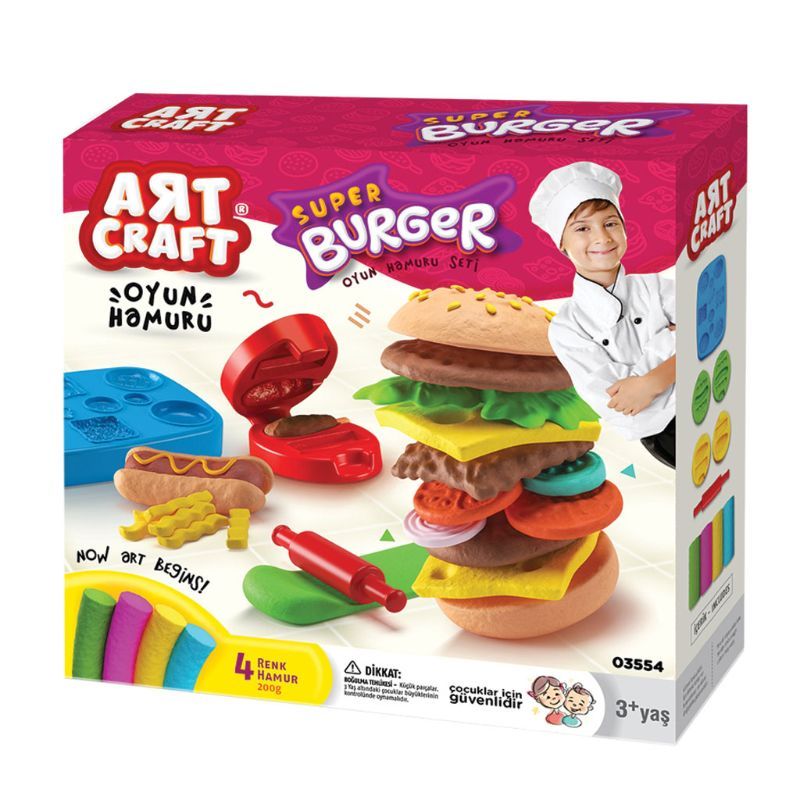 Dede - Art Craft Hamburger Dough Set 200 Gr