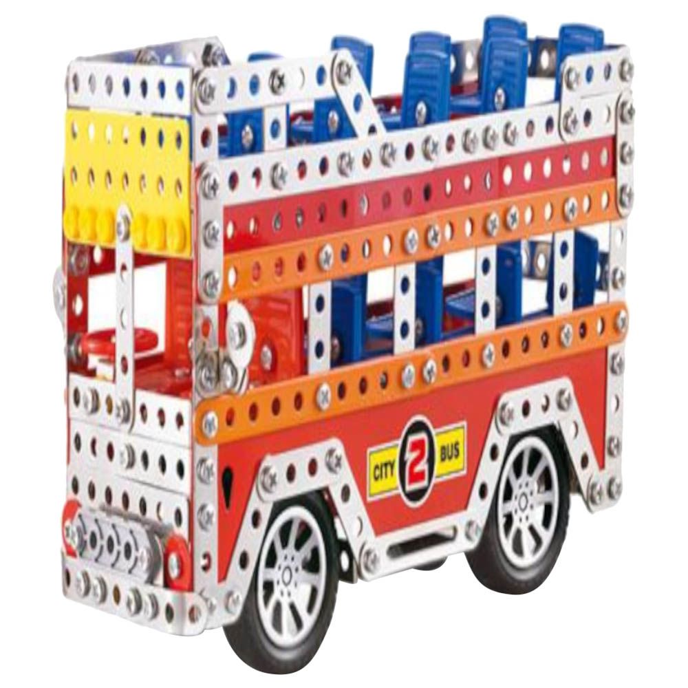 Haj - Assembly Alloy Toys - City 2 Bus 563pcs